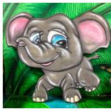 Baby Elephant  Figural Display