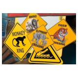 Set of 5 Animal Crossing Signs