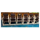 6 Rubbermaid Resturant High Chairs