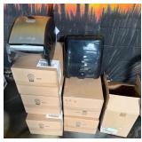 6 Bathroom Paper Towel Dispensers Used.