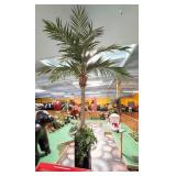 Large Palm Tree w/ Black Rectangle Base