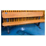 Wood & Metal Combination Bench