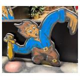 Pirate with Sword Figural Display Sign