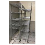 Lot of 2 Racks on Wheels