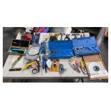Box Full of Tools, Hammers, Punches & More