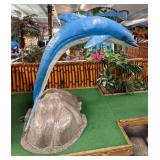 Fiberglass Dolphin Statue