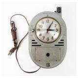1950s Dime A Wake Hotel Alarm Clock W Key