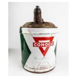 Vintage Conoco SAE 30 Five Gallon Oil Can