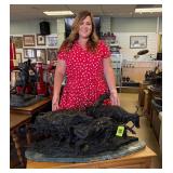 Art Large F. Remington Stampede Bronze Sculpture