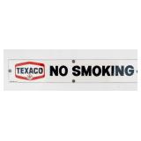 Vintage TEXACO No Smoking Sign