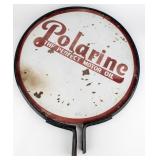 Vintage Polarine Circular Enameled Sign
