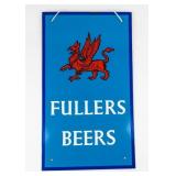 Vintage Fullers Beers Enameled Sign