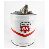 Vintage Phillips 66 Products Five-Gallon Oil Can
