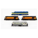 Lot of 4 American Flyer Train Engines
