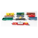 Lot of 10 American Flyer Train Cars