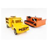 Two 1950s Steel Trucks Coca-Cola Buddy L Tonka USA