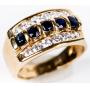 Jewelry 14kt Yellow Gold Sapphire Ring
