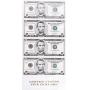 Coin Strip Of 4 $5.00 Notes Uncut From Mint In Slv