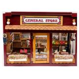 Miniature Pioneer Diorama General Store Doll House
