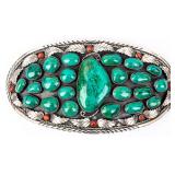 Jewelry HUGE Sterling Silver Belt Buckle