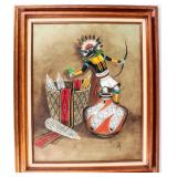 Art Navajo Black Ogre Kachina Jimmy Yellowhair