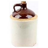 Antique Whiskey Jug Crock Stoneware