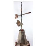 Antique American Folk Art Weathervane Lighthouse