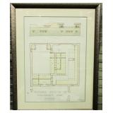 Vintage Architectural Drawing of Purandare Wada