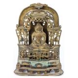 Antique Bronze / Brass Hindu Altar Piece