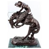 Art Bronze Statue Rattlesnake Frederic Remington