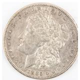 Coin 1885-S Morgan Silver Dollar in Extra Fine