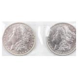 Coin 2 Morgan Silver Dollars 1889-O & 1879-O