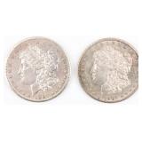 Coin 2 Morgan Silver Dollars 1887-S