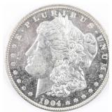 Coin 1904-O Morgan Silver Dollar B.U.  DMPL