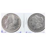 Coin 2  Morgan Silver Dollars 1898 & 1878 8TF