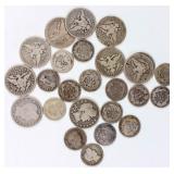 Coin Barber Quarters & Dimes 25 Pcs.