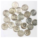 Coin 20 Kennedy 40% Silver Half Dollars