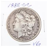Coin 1882-CC  Morgan Silver Dollar Very Good