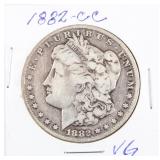 Coin 1882-CC  Morgan Silver Dollar Very Good