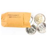 Coin 20 Kennedy 40% Silver Half Dollars 1969-D