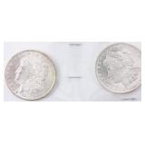 Coin 2 Morgan Silver Dollars 85-O & 85-P DMPL