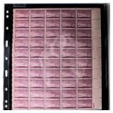 Stamps  2- Three Cent Commemorative Sheets 1934-39