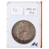 Coin 1882-O Over S  Morgan Silver Dollar BU