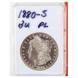 Coin 1880-S  Morgan Silver Dollar BU DMPL .