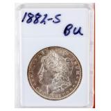 Coin 1882-S  Morgan Silver Dollar Brilliant Unc. .