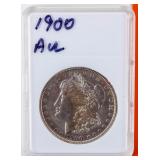 Coin 1900 Morgan Silver Dollar Almost Unc. .