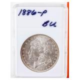 Coin 1886-P Morgan Silver Dollar Brilliant Unc.