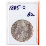 Coin 1885-O Morgan Silver Dollar Brilliant Unc.