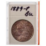 Coin 1889 Morgan Silver Dollar Brilliant Unc.