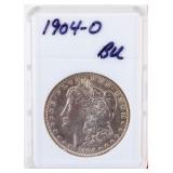 Coin 1904-O Morgan Silver Dollar Brilliant Unc.